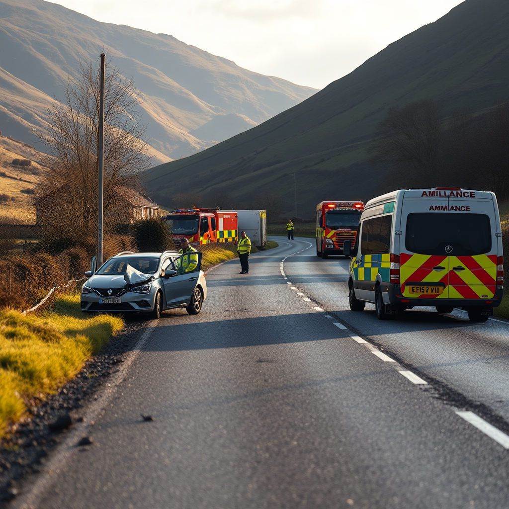 Pair of males rushed to medical facility in critical state following road collision